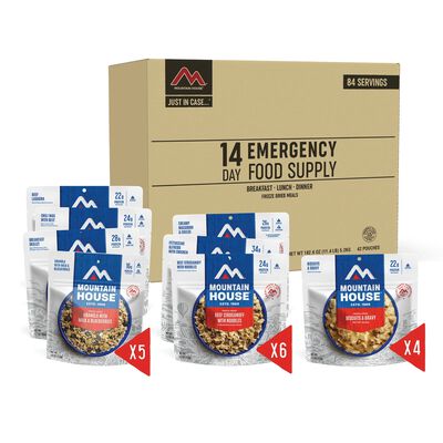 14 Day Emergency Food Supply | Mountain House Freeze Dried Food